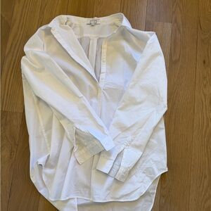 AYR Women's White Button Down Shirt